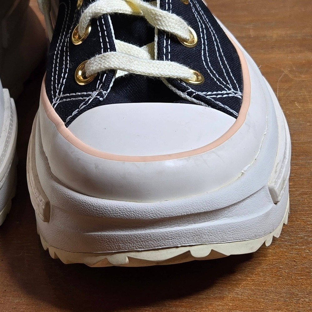 Converse Run Star Legacy Valentines Platform Women Size 8.5 Gold Chain Shoes - Picture 9 of 16